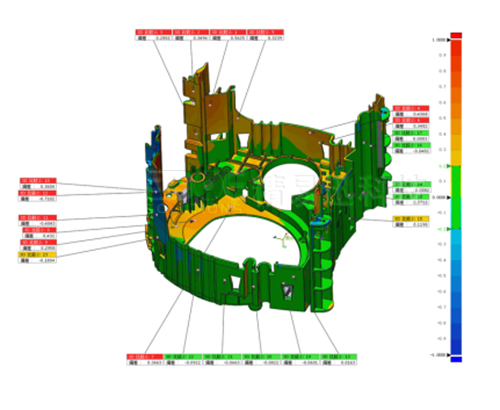 三維掃描裝配孔位分布—復(fù)雜電機(jī)配件的三維檢測(cè)